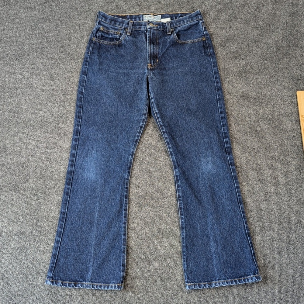 Abercrombie & Fitch Blue Jeans Dark Wash Straight Leg Denim Pants 28x26